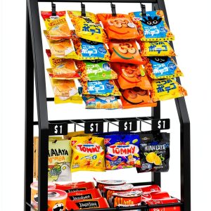 Pinzoveco Snack Organizer L‑Shape Rack Matte Finish BNXF0901-0