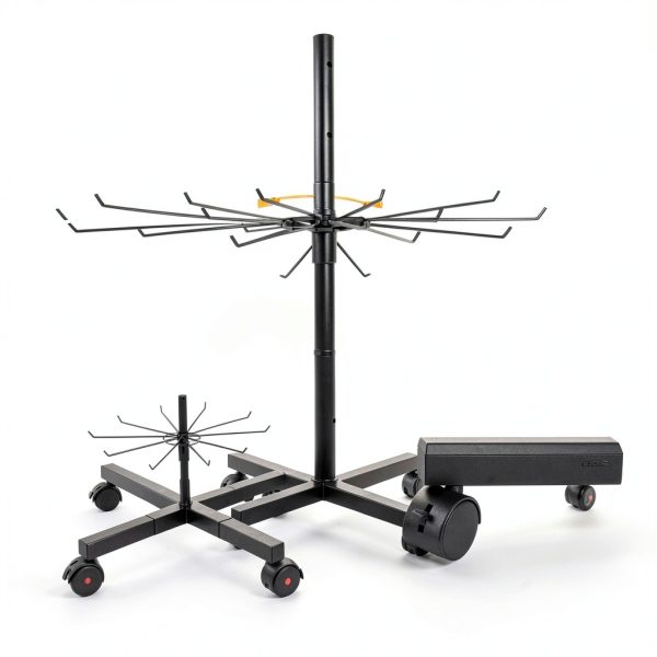 ANBOXIT Retail Rotating Display Rack 7 Adjustable Tiers Wheels-2