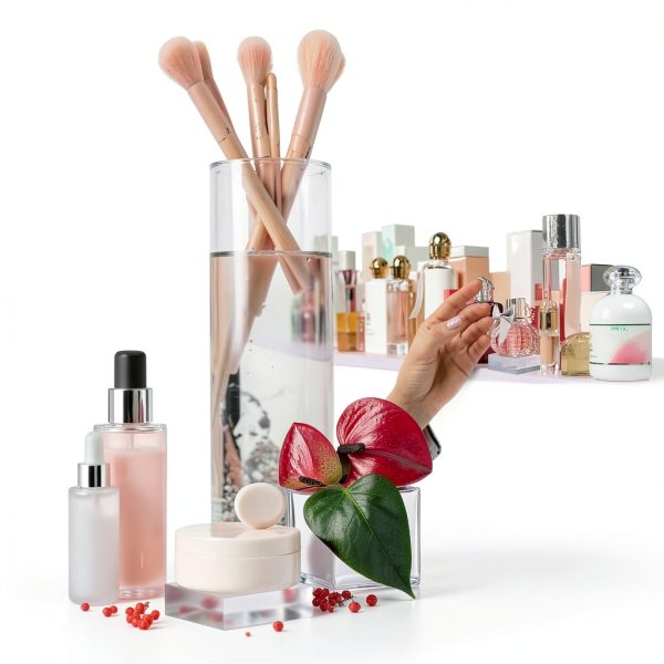 Vicenpal Acrylic Display Block Set 8‑Piece Clear Pedestal Riser 3x3-6