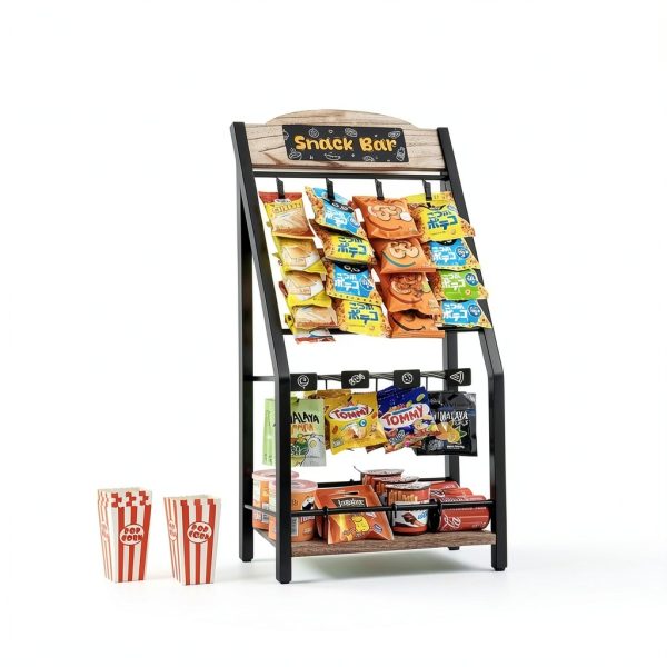 Pinzoveco Snack Organizer L‑Shape Rack Matte Finish BNXF0901-2