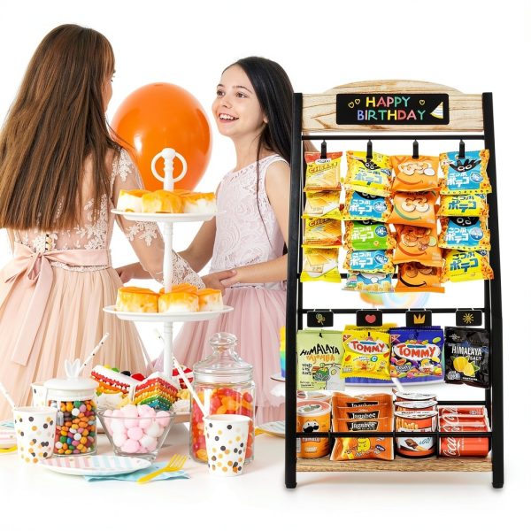 Pinzoveco Snack Organizer L‑Shape Rack Matte Finish BNXF0901-5