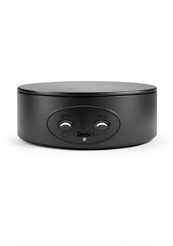 ZLMONDEE 13cm Rotating Display Stand Pedestal Adjustable Speed USB-0
