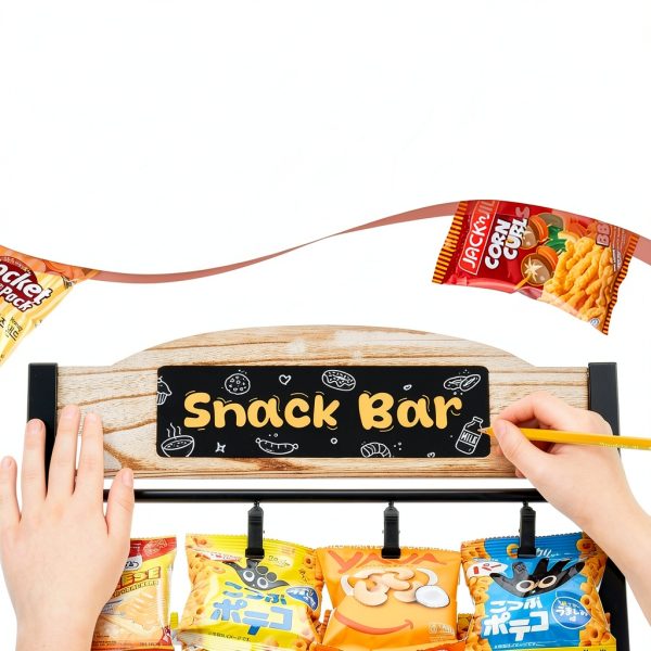 Pinzoveco Snack Organizer L‑Shape Rack Matte Finish BNXF0901-4