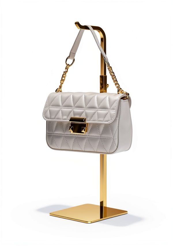 Pickpiff Gold Bag Display Stand 3‑Piece Wall Mount Polished-8