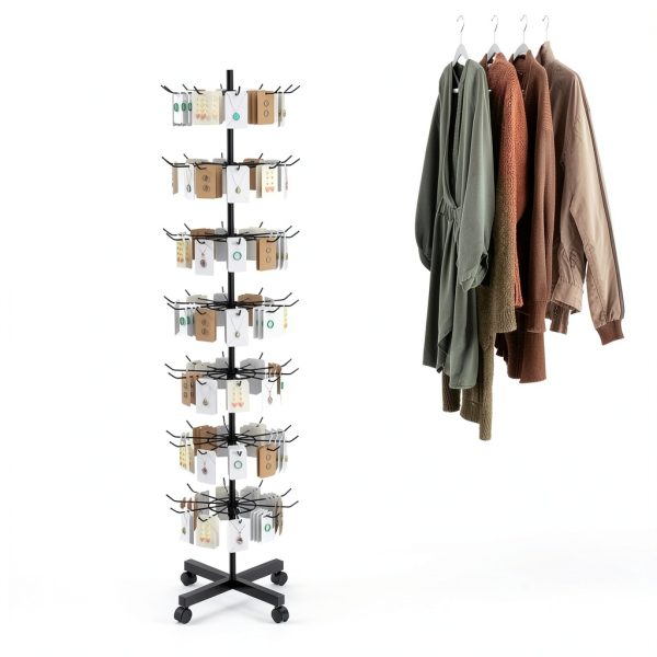 Retail Display Rack Hypergiant Iron Stand with 7 Layer Hook System-1