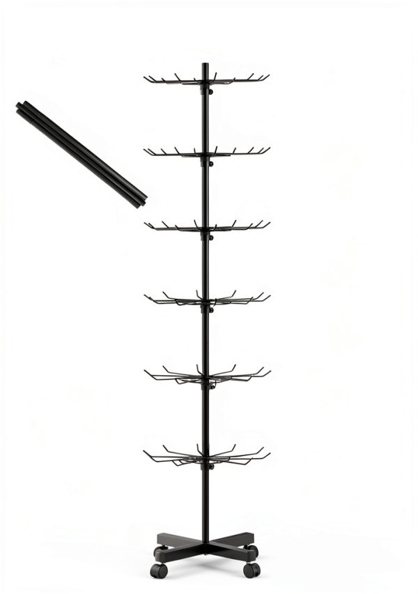 Retail Display Rack Hypergiant Iron Stand with 7 Layer Hook System-2