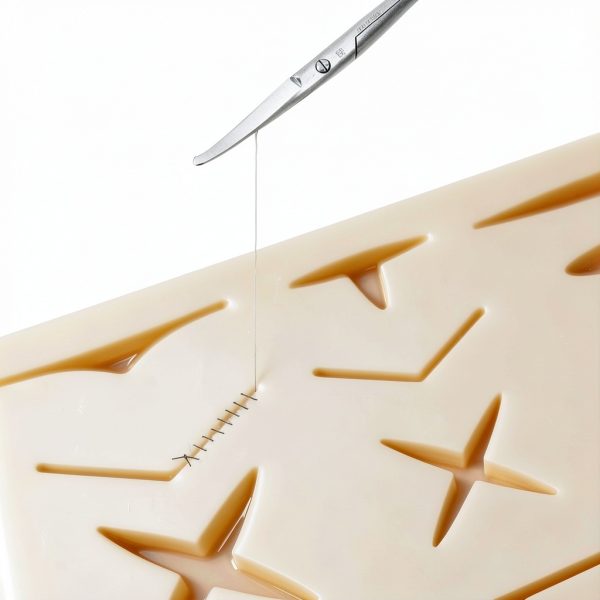 ZongHan Silicone Suturing Kit 3‑Pad Multi‑Size Reusable Trainer-6