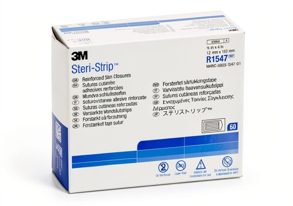 3M Steri-Strip Elastic Skin Closures 1/2" x 4" Latex-Free - Box of 50-2