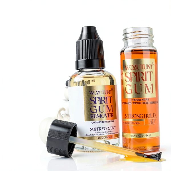 Spirit Gum Adhesive Kit by WOZUTUNT 15ml Face and Body Glue-1
