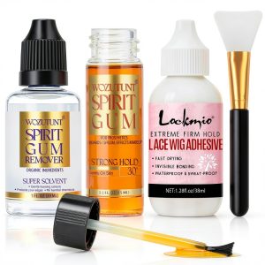 Spirit Gum Adhesive Kit by WOZUTUNT 15ml Face and Body Glue-0