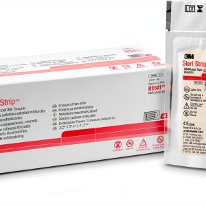 3M R1541 1/4'' x 3'' Steri-Strip Reinforced Skin Closure - 50 per Box-0